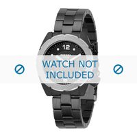 Diesel horlogeband DZ5117 Roestvrij staal (RVS) Zwart 18mm - thumbnail