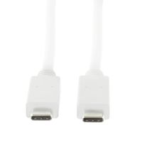 LogiLink CU0130 USB-kabel 0,5 m USB 3.2 Gen 2 (3.1 Gen 2) USB C Wit - thumbnail