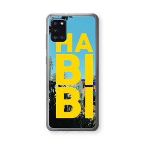 Habibi Majorelle : Samsung Galaxy A31 Transparant Hoesje