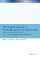 Het probleemoplossend vermogen van het rechtssysteem (Paperback)