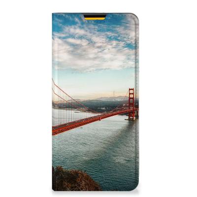 Samsung Galaxy M52 | Book Cover | Golden Gate Bridge