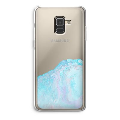 Fantasie pastel: Samsung Galaxy A8 (2018) Transparant Hoesje