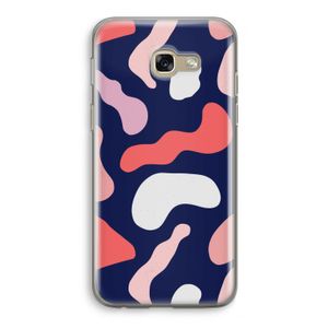 Memphis Shapes Pink: Samsung Galaxy A5 (2017) Transparant Hoesje