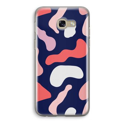 Memphis Shapes Pink: Samsung Galaxy A5 (2017) Transparant Hoesje