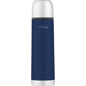 Thermos soft touch thermosfles - 0,5 liter - Blauw