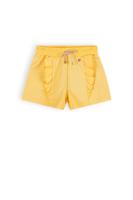 NoNo Meisjes sweat short ruffel - Samba - Abrikoos