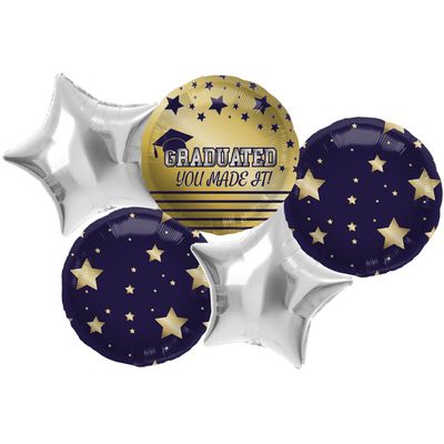 Folieballonnen Set Geslaagd Academic Elegance (5st)