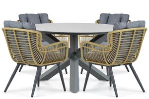 Coco Azzano/Orino 130 cm dining tuinset 5-delig