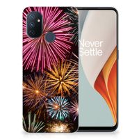 OnePlus Nord N100 Silicone Back Cover Vuurwerk - thumbnail