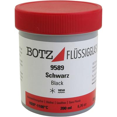 Glazuur voor klei, zwart, 200 ml/ 1 Doosje