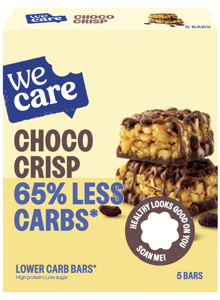 WeCare Low Carb Choco Crisp Bars