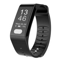 TLW T6 Fitness Tracker 0.96 inch OLED Display armband Slimme armband, steun Sportmodus / ECG / hartslag monitor / bloed druk / slapen Monitor (zwart)