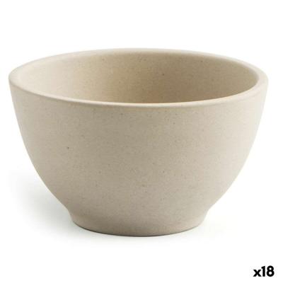 Aperitiefschaaltje Quid Mineral Gres Beige Keramisch 9 x 5 cm (18 Stuks)