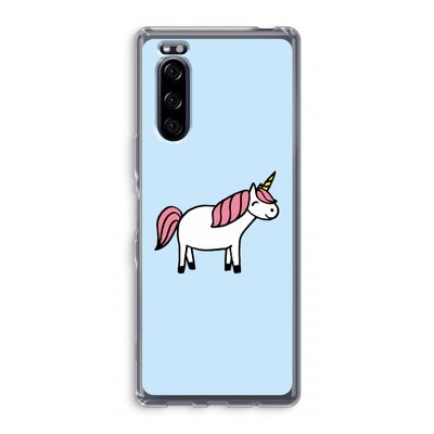 Eenhoorn: Sony Xperia 5 Transparant Hoesje