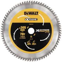 DeWALT Cirkelzaagblad voor Hout | Extreme Runtime | Ø 305mm Asgat 30mm 78T - DT99576-QZ DeWALT Cirkelzaagblad voor Hout | Extreme Runtime | Ø 305mm Asgat 30mm 78T - DT99576-QZ