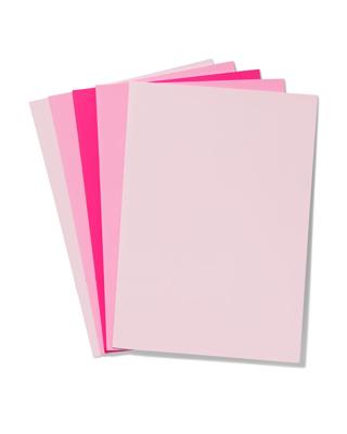 HEMA Schriften A4 Gelinieerd Roze - 5 Stuks
