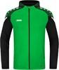 JAKO 6822 Jas Met Kap Performance - Zachtgroen/Zwart - 4XL