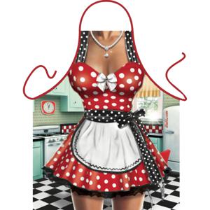 Carnaval verkleed keuken of bbq schort - American Diner - cadeau - Dames