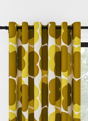 Orla Kiely - Ringgordijn - Shadow Flower Yellow & Ochre