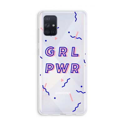 GRL PWR: Galaxy A71 Transparant Hoesje