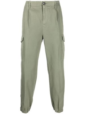 Brunello Cucinelli pantalon à poches cargo - Vert