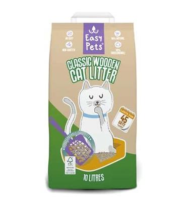 EASYPETS BIODEGRADABLE CLASSIC HOUTKORRELS KATTENBAKVULLING