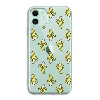 Bananas: iPhone 11 Transparant Hoesje