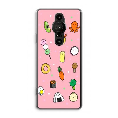Happy bento friends: Sony Xperia Pro-I Transparant Hoesje