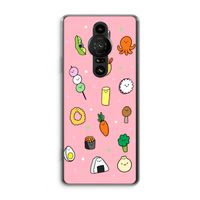 Happy bento friends: Sony Xperia Pro-I Transparant Hoesje