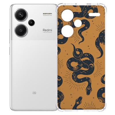 Xiaomi Redmi 13 Pro Plus Hoesje - Snakes TPU Antishock