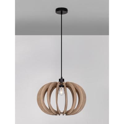 Lyora Houten hanglampOttoline donker Ø 40cm - 9620124