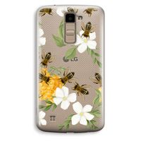 No flowers without bees: LG K10 (2016) Transparant Hoesje
