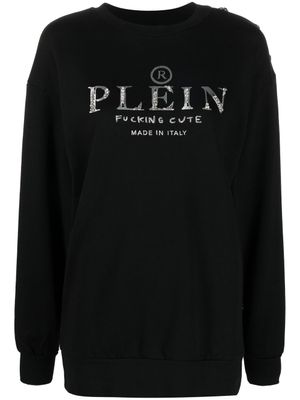 Philipp Plein sweat à logo imprimé - Noir