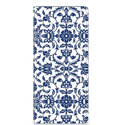 Samsung Galaxy A22 5G Smart Cover Flower Blue