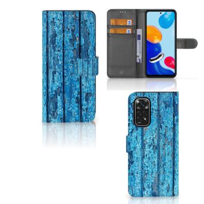 Xiaomi Redmi Note 11/11S | Book Style Case | Wood Blue