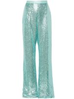 STYLAND pantalon à ornements de sequins - Bleu