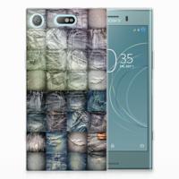 Silicone Back Cover Sony Xperia XZ1 Compact Spijkerbroeken