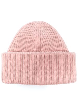Fabiana Filippi bonnet à design nervuré - Rose