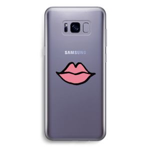 Kusje: Samsung Galaxy S8 Plus Transparant Hoesje