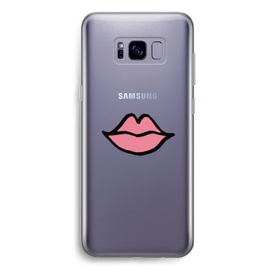 Kusje: Samsung Galaxy S8 Plus Transparant Hoesje
