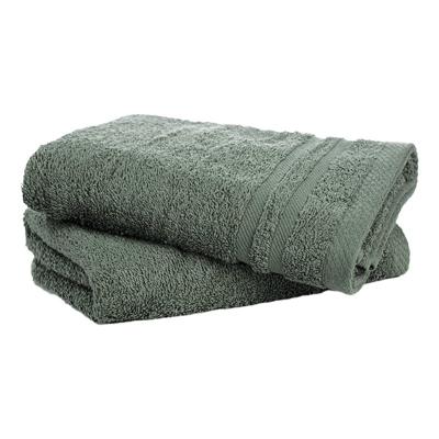 Set Van 2 Handdoeken Olijfgroen 2 Pack Fresh And Co - Dekbed-Discounter.nl