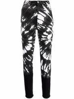 Philipp Plein pantalon slim à imprimé tie dye - Noir - thumbnail