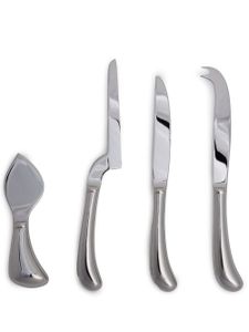 Sambonet lot de 4 couteaux à fromage Living - Argent