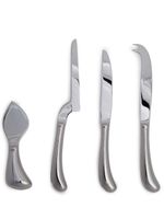 Sambonet lot de 4 couteaux à fromage Living - Argent