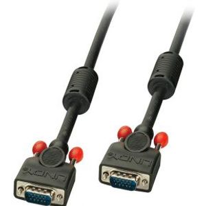 Lindy 36375 VGA kabel 5 m VGA (D-Sub) Zwart