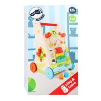 Abi Small foot houten baby loopwagen kleurrijk