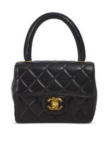 CHANEL Pre-Owned mini sac à main à rabat (années 1990-2000) - Noir - thumbnail