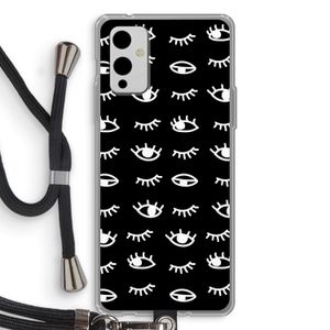 Eye pattern #3: OnePlus 9 Transparant Hoesje met koord