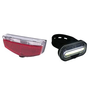 Benson Fiets achterlicht / koplamp - fietsverlichting - 2x - LED universeel - Fietsverlichting