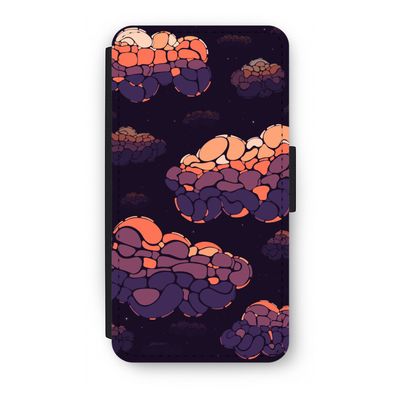 Patroon Wolken: iPhone XS Flip Hoesje